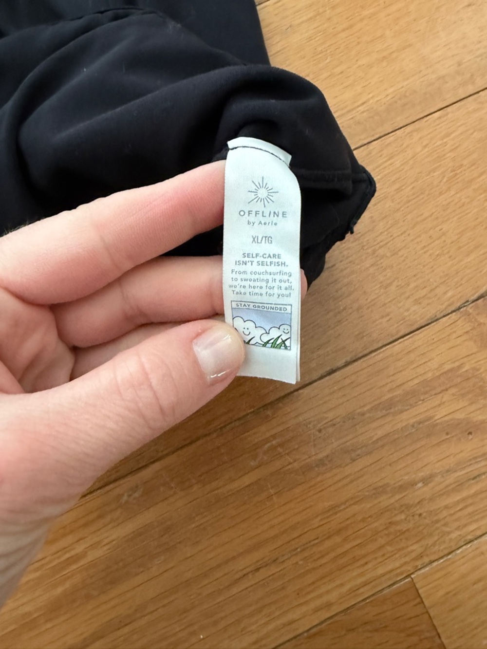 Offline by Aerie Black Real Me Square Neck Top Size XL - Picture 8 of 12